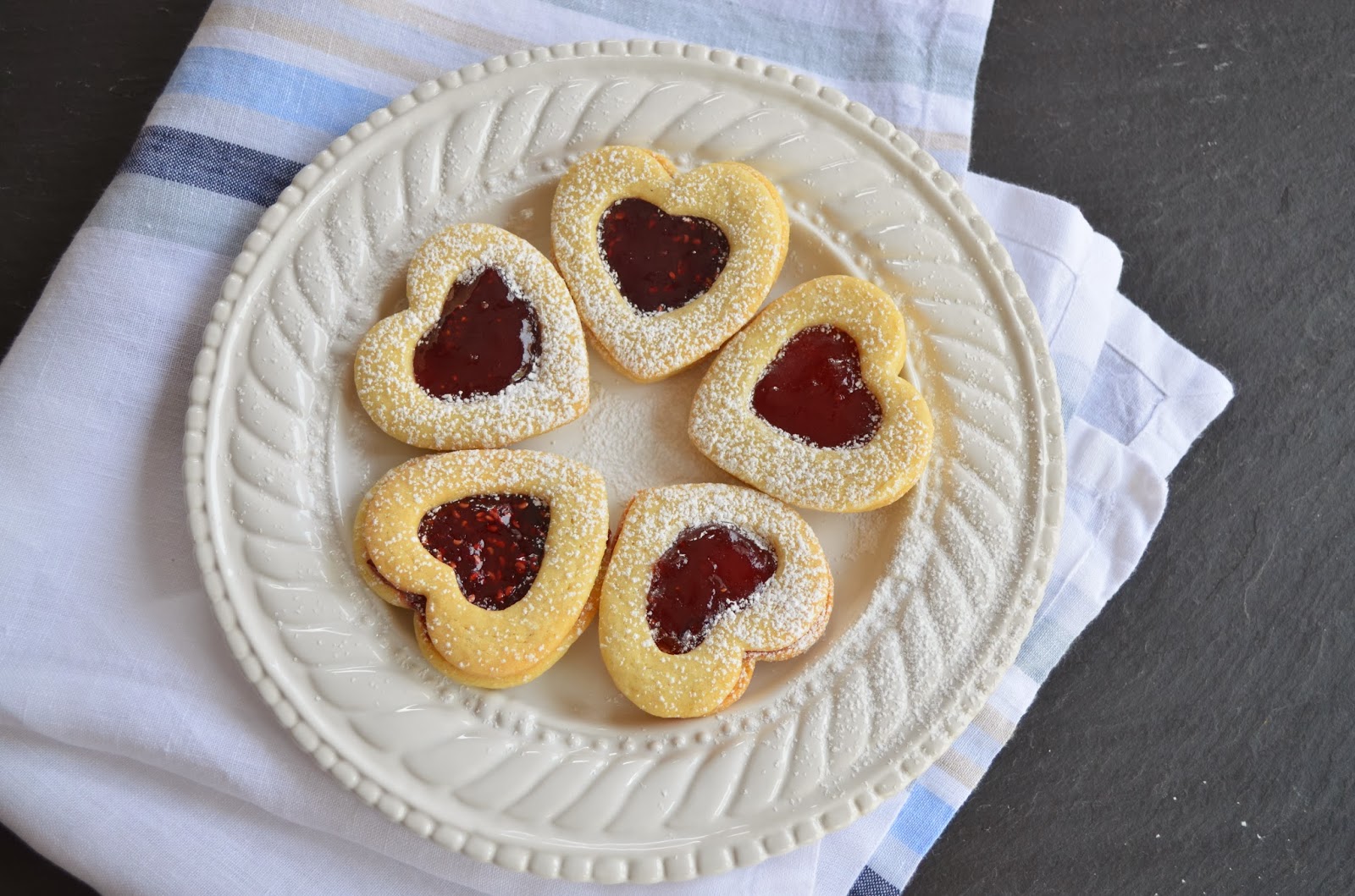 Heart shaped foods valentines day - sugar cookies