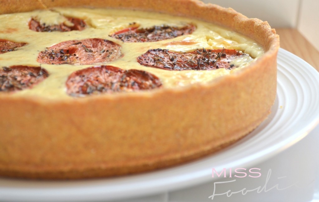 Polenta Crust Tomato Tart Miss Foodie2_1