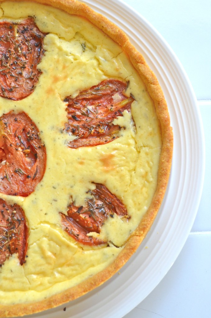 Polenta Crust Tomato Tart Miss Foodie4