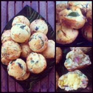 Bacon Spinach Muffins
